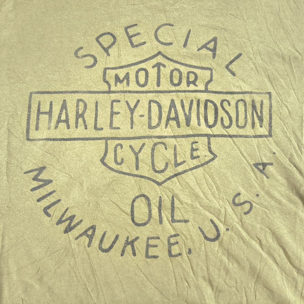 Harley Davidson Special Casual Short Sleeve Graphic Shirt Mens Size 3XL Green - Picture 4 of 9